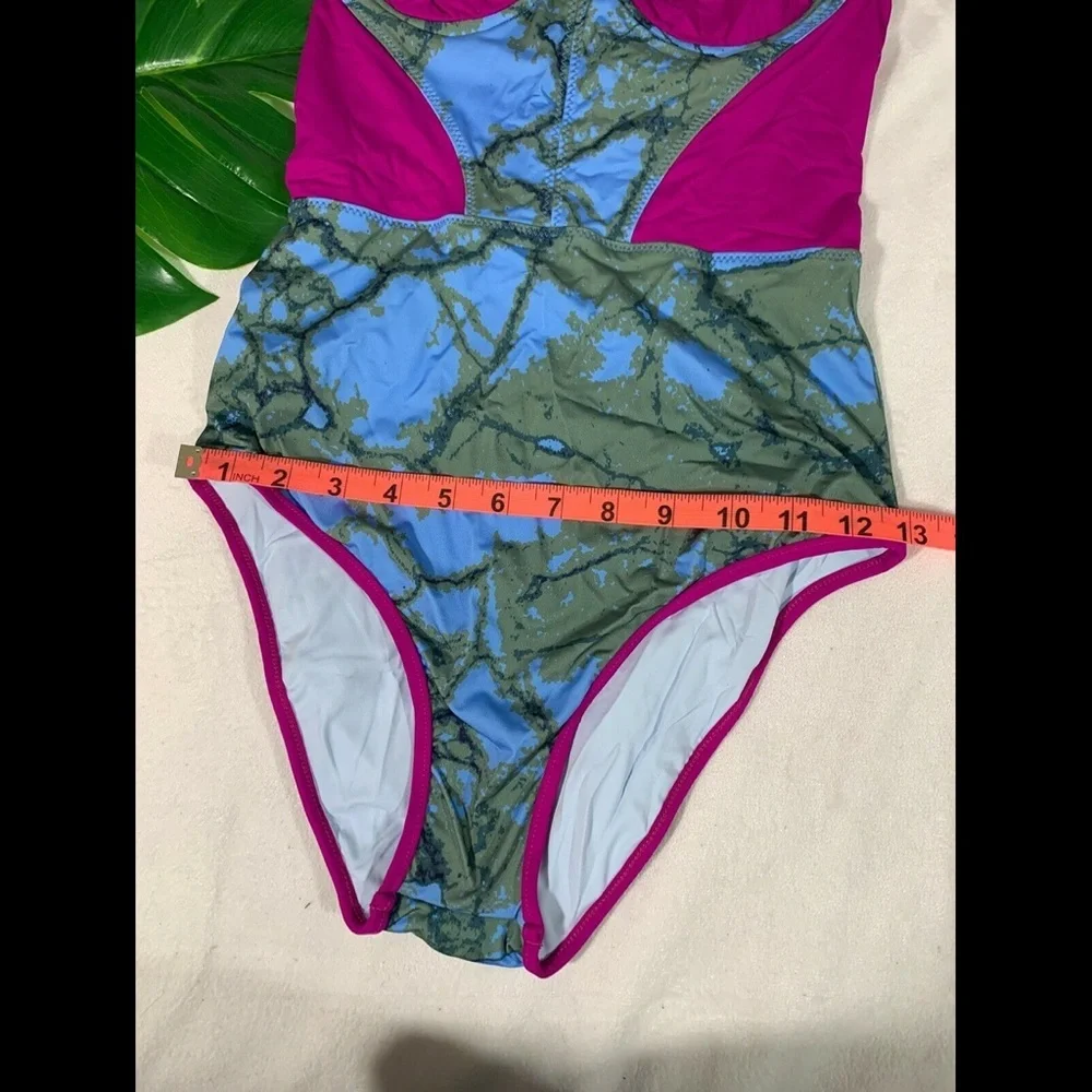 NEW $290 KORE SWIM‎ 'Rhea' One-Piece Swimsuit SZ XS